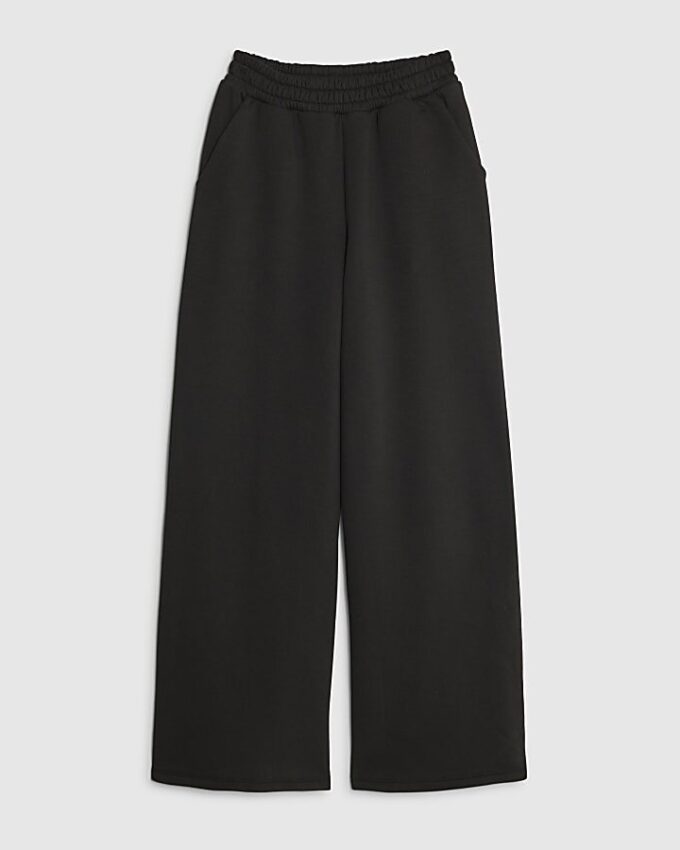 Black Wide Leg Joggers