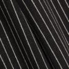 Black Wide Leg Pinstripe Knitted Trousers