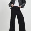 Black Wide Leg Trousers