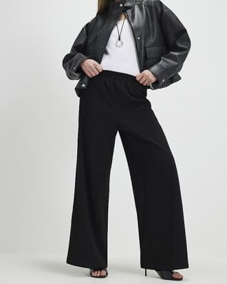 Black Wide Leg Trousers