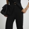 Black Wide Leg Trousers