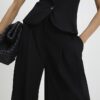 Black Wide Leg Trousers
