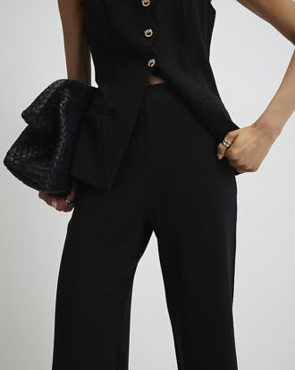 Black Wide Leg Trousers