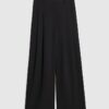 Black Wide Leg Trousers