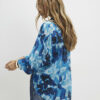 Blue Abstract Print Blouse
