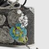 Blue Beaded Flower Charm