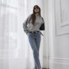 Blue Classic High Waisted Slim Fit Jeans