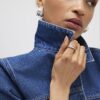 Blue Denim Button Through Mini Dress