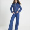 Blue Denim Corset Jacket