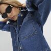 Blue Denim Long Sleeve Pocket Jacket