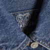 Blue Denim Long Sleeve Pocket Jacket
