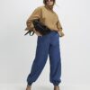 Blue Denim Pull On Joggers
