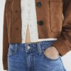 Blue Denim Seamed Barrel Jeans