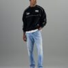 Blue Denim Straight Leg Jeans Blue Denim Straight Leg Jeans