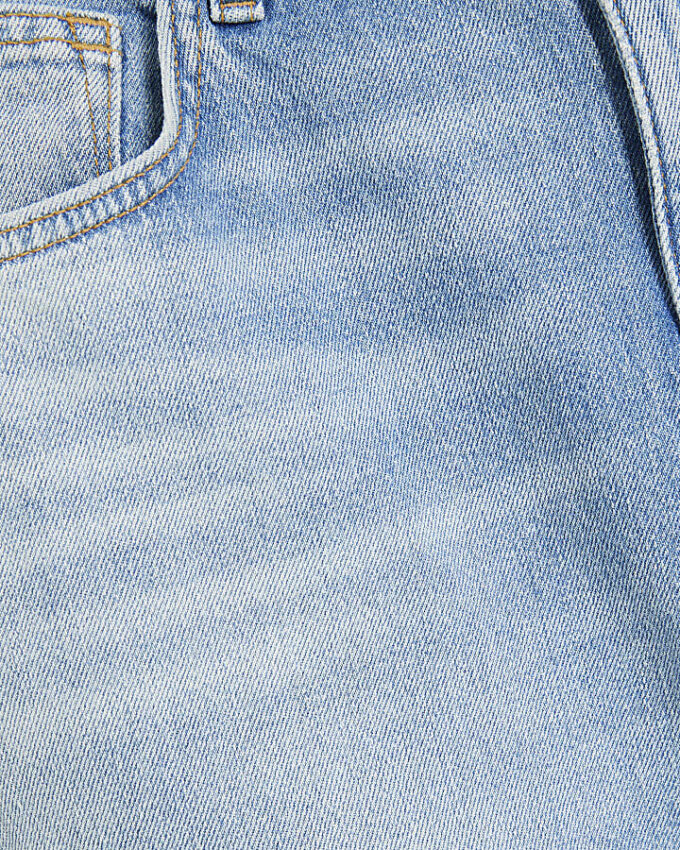 Blue Denim Straight Leg Jeans Blue Denim Straight Leg Jeans