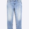 Blue Denim Straight Leg Jeans Blue Denim Straight Leg Jeans
