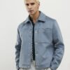 Blue Faux Suedette Western Jacket Blue Faux Suedette Western Jacket