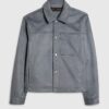 Blue Faux Suedette Western Jacket Blue Faux Suedette Western Jacket