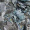 Blue Floral 3D Corsage Midi Dress Blue Floral 3D Corsage Midi Dress