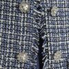 Blue Frayed Edge Boucle Jacket