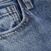 Blue High Waisted Relaxed Straight Leg Jeans