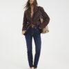 Blue High Waisted Slim Fit Jeans