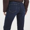 Blue High Waisted Slim Fit Jeans