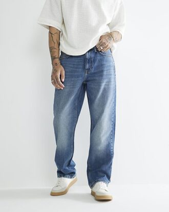Blue Loose Fit Jeans
