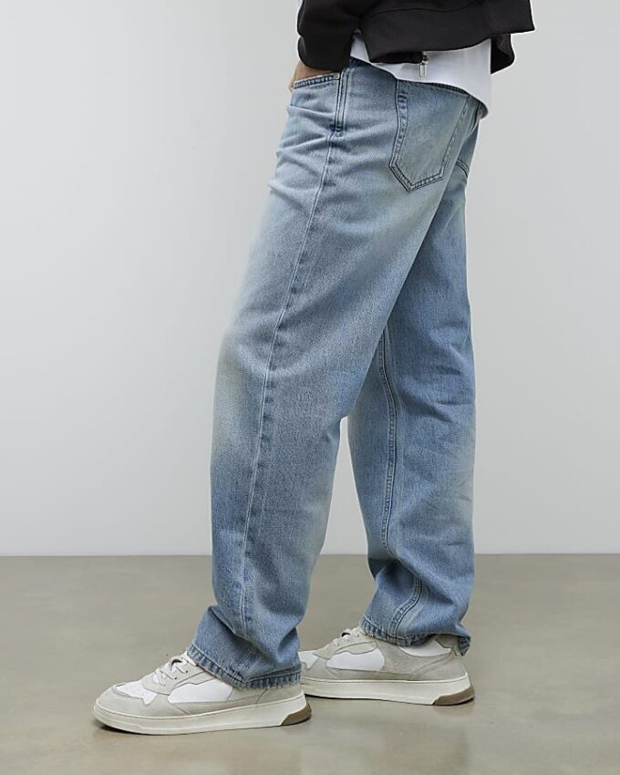 Blue Loose Fit Jeans
