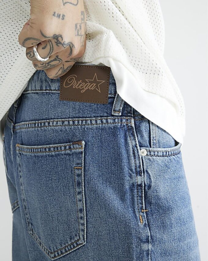 Blue Loose Fit Jeans