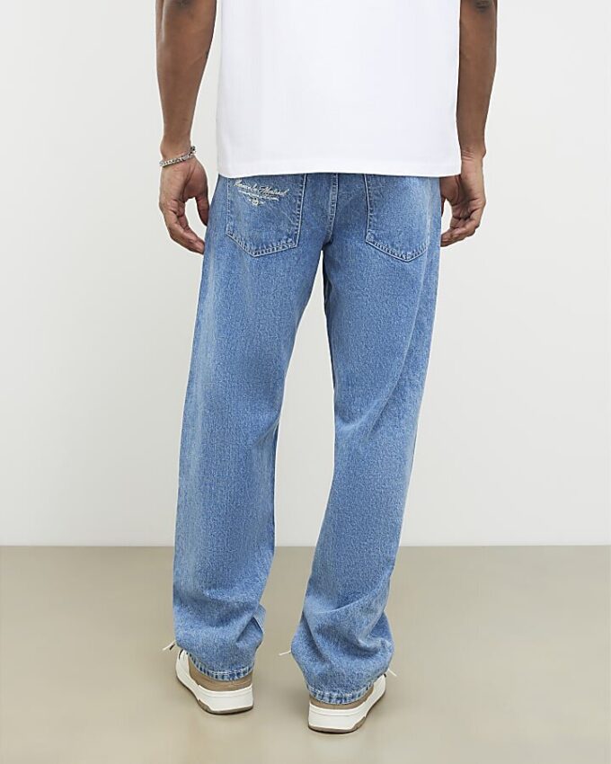 Blue Loose Fit Jeans