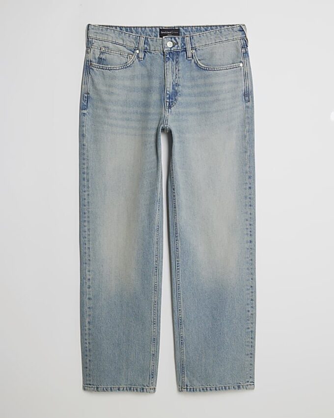 Blue Loose Fit Jeans