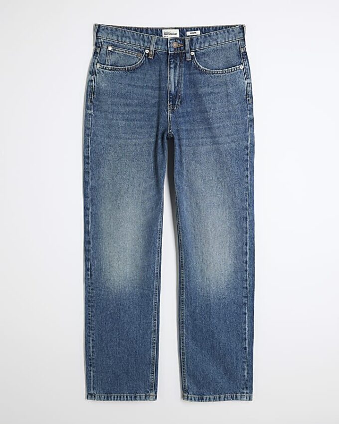 Blue Loose Fit Jeans