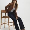 Blue Mid Rise Bootcut Jeans