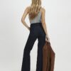 Blue Mid Rise Bootcut Jeans