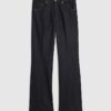 Blue Mid Rise Bootcut Jeans
