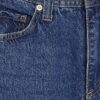 Blue Mid Rise Seamed Barrel Leg Jeans