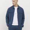 Blue Muscle Fit Shacket