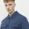 Blue Muscle Fit Shacket