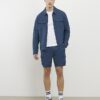 Blue Muscle Fit Shacket