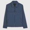 Blue Muscle Fit Shacket