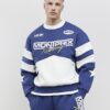 Blue Oversized Fit Mont Prix Sweatshirt