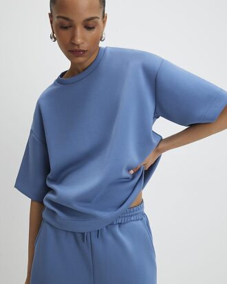 Blue Premium Boxy T-shirt