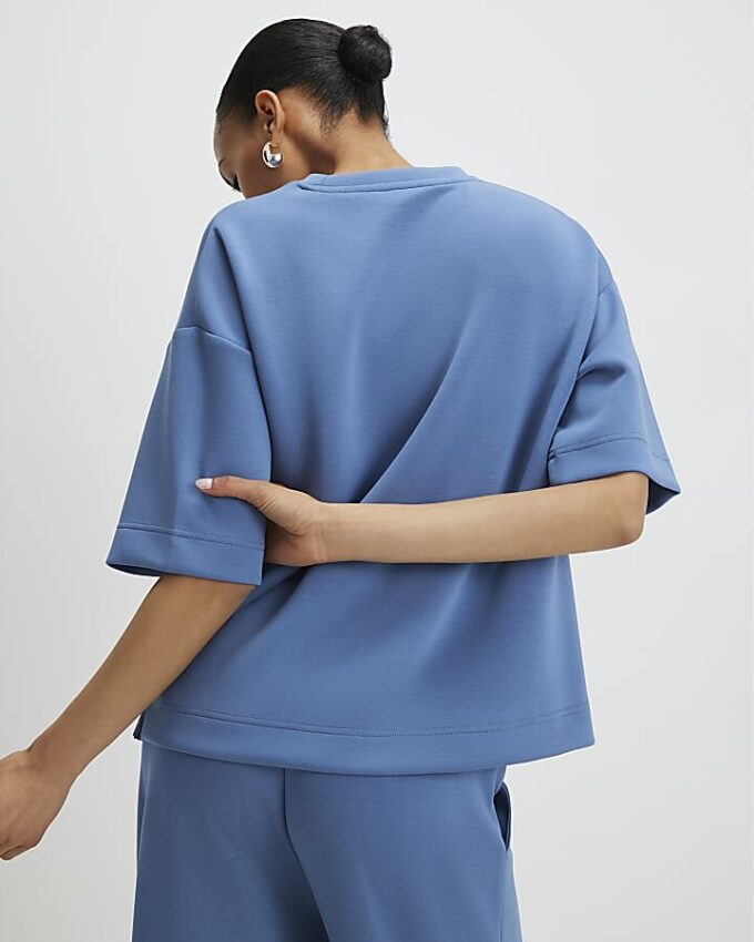 Blue Premium Boxy T-shirt