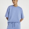 Blue Premium Short Sleeve Boxy Fit T-shirt