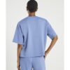 Blue Premium Short Sleeve Boxy Fit T-shirt
