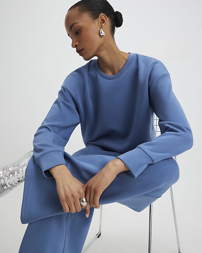 Blue Premium Sweatshirt
