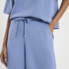 Blue Premium Wide Leg Joggers