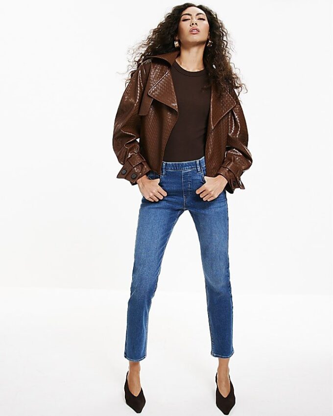 Blue Pull-On Sculpt Slim Jeans Blue Pull-On Sculpt Slim Jeans