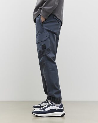 Blue Regular Fit Cargo Trousers